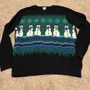 Snowman Solo Cup Christmas Sweater Mossimo/Target